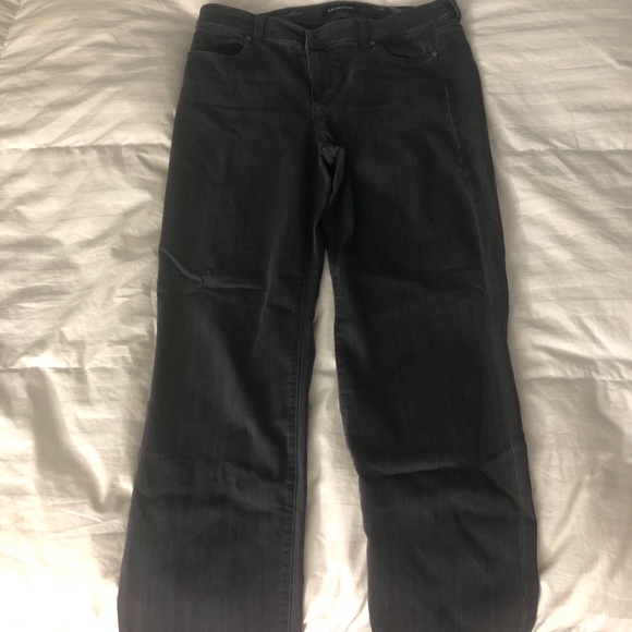 Liverpool Jeans Company Pants - Gray Straight Leg Liverpool Jeans